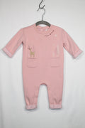 3-6m GAP Jumpsuit - Pink w/Deer