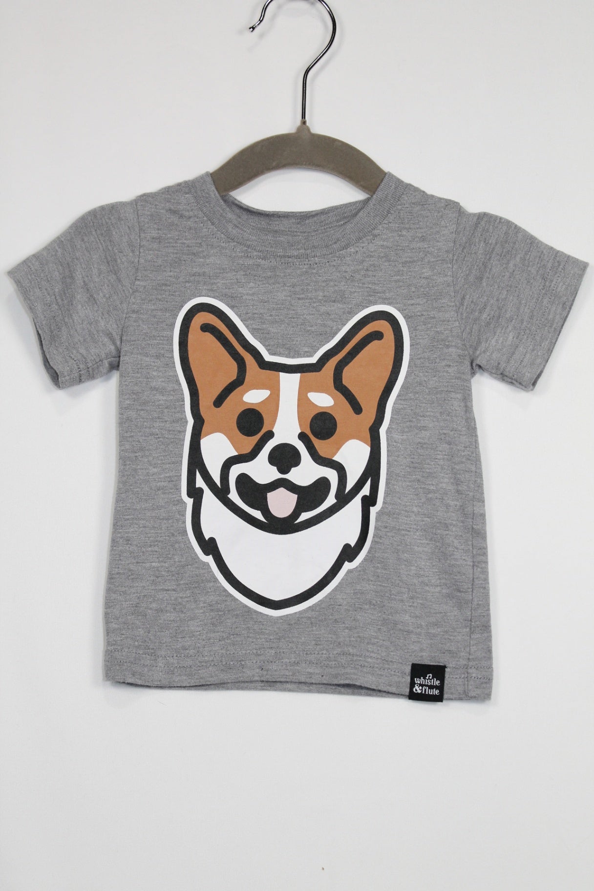 6-12m Whistle & Flute Shirt - Grey