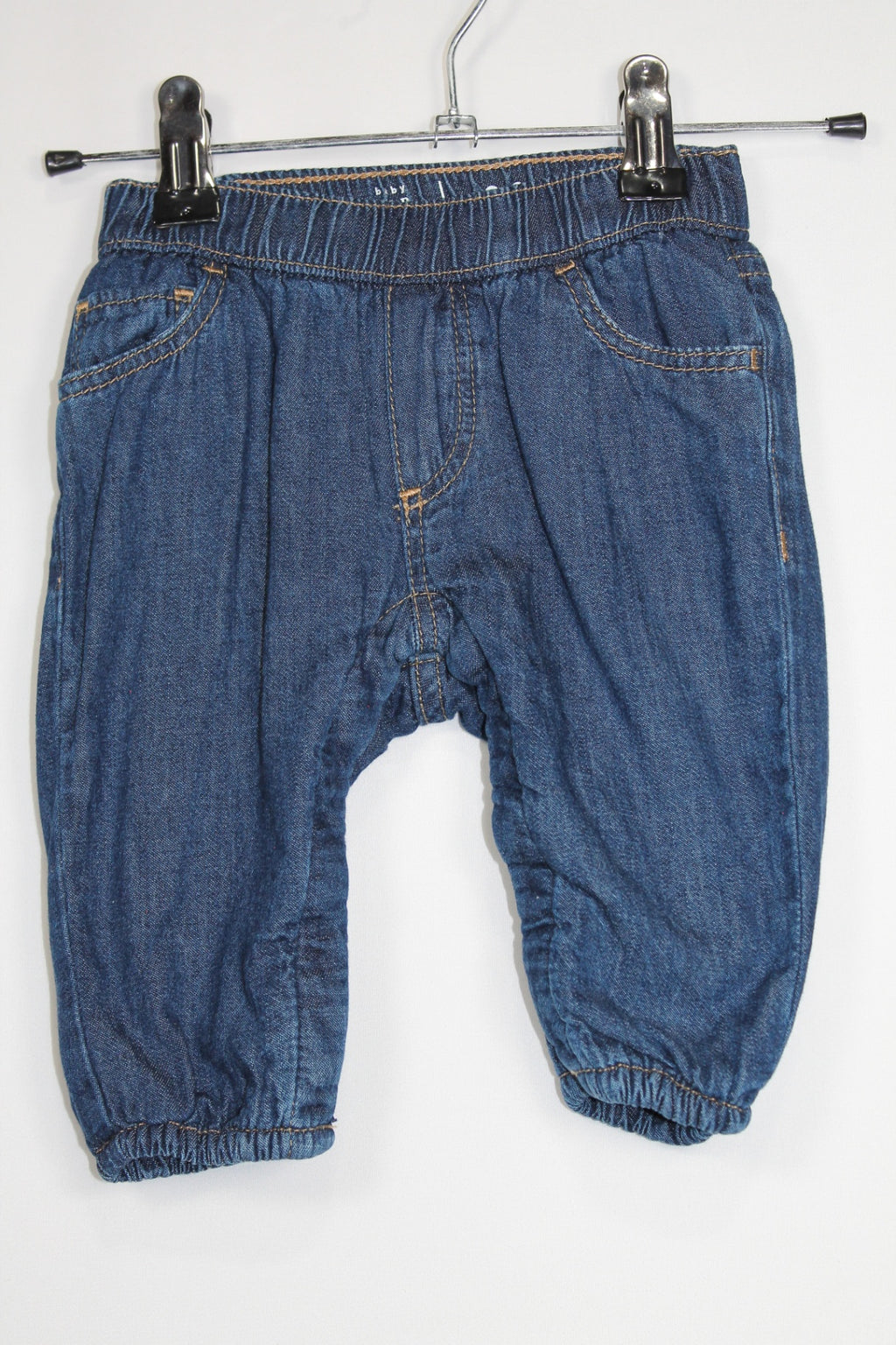 3-6m GAP Pants - Blue w/Fleece Lining