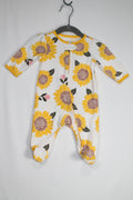 0-3m Carter's Sleeper - White Floral