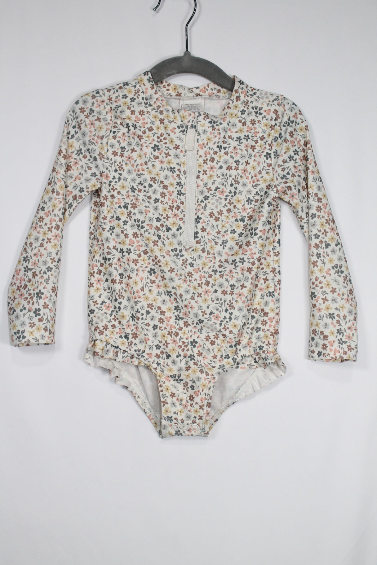 18-24m Little Planet Swimsuit - White Floral
