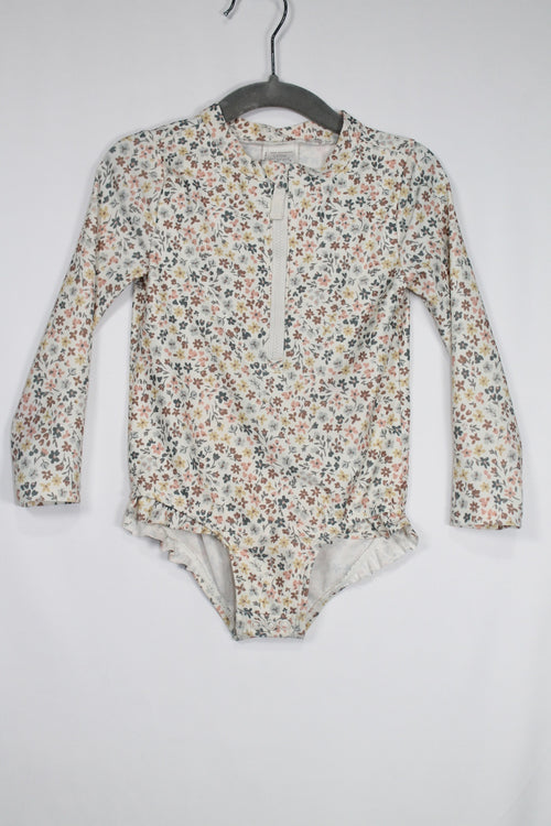 18-24m Little Planet Swimsuit - White Floral
