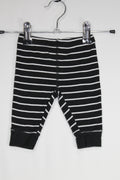 0-3m Carter's Pants - Black w/Stripes