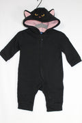 0-3m Old Navy Jumpsuit - Black Cat - Fleece
