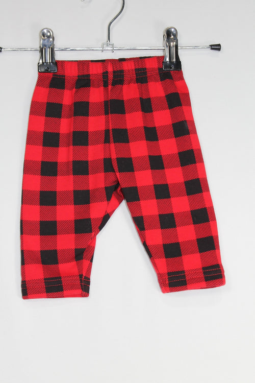 0-3m Carter's Pants - Red Plaid