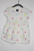 18-24m GAP Dress - White w/Popsicles