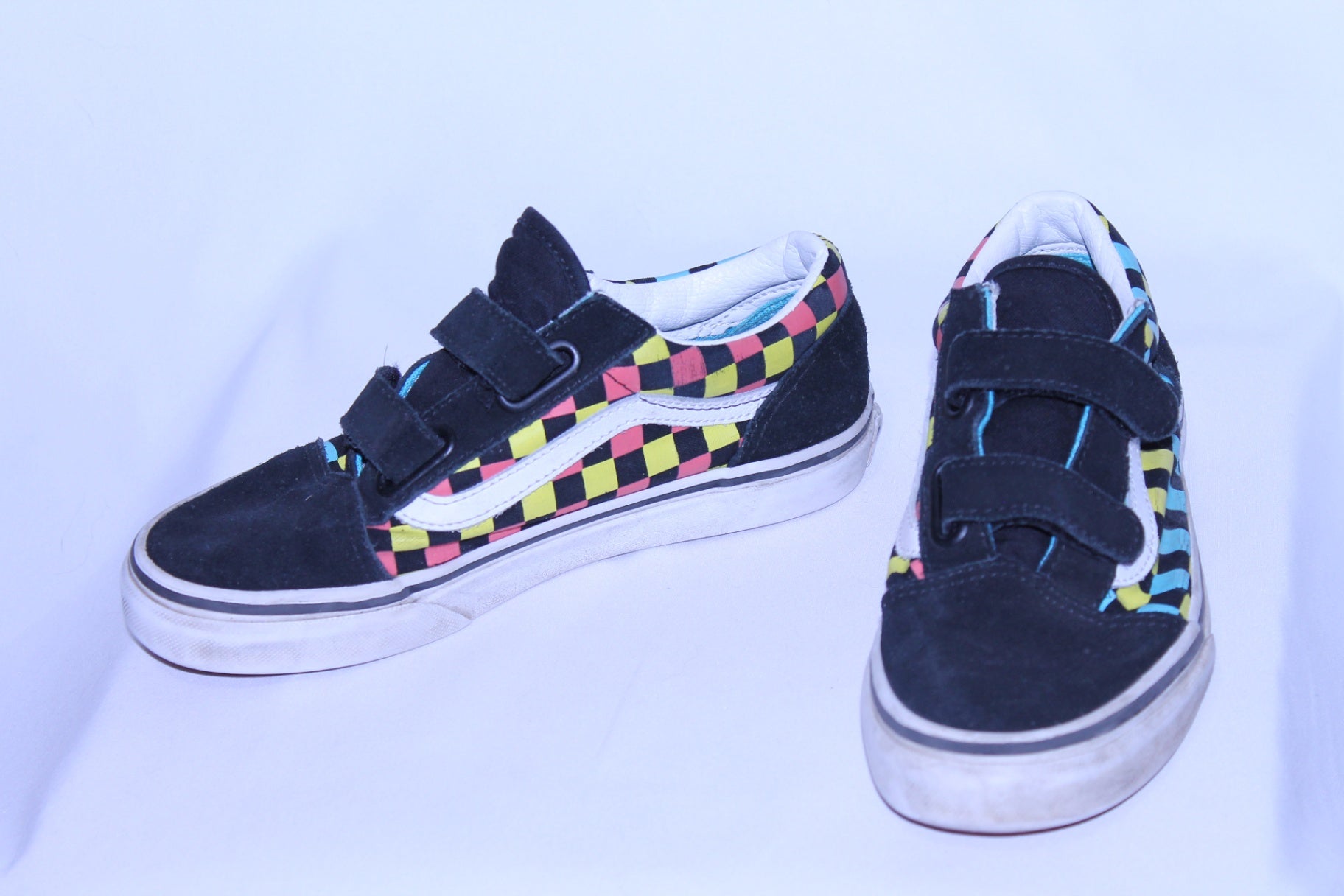 2.5K Vans Sneakers - Black w/Checkers