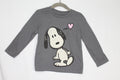 3T Peanuts Long Sleeve Shirt - Grey w/Snoopie