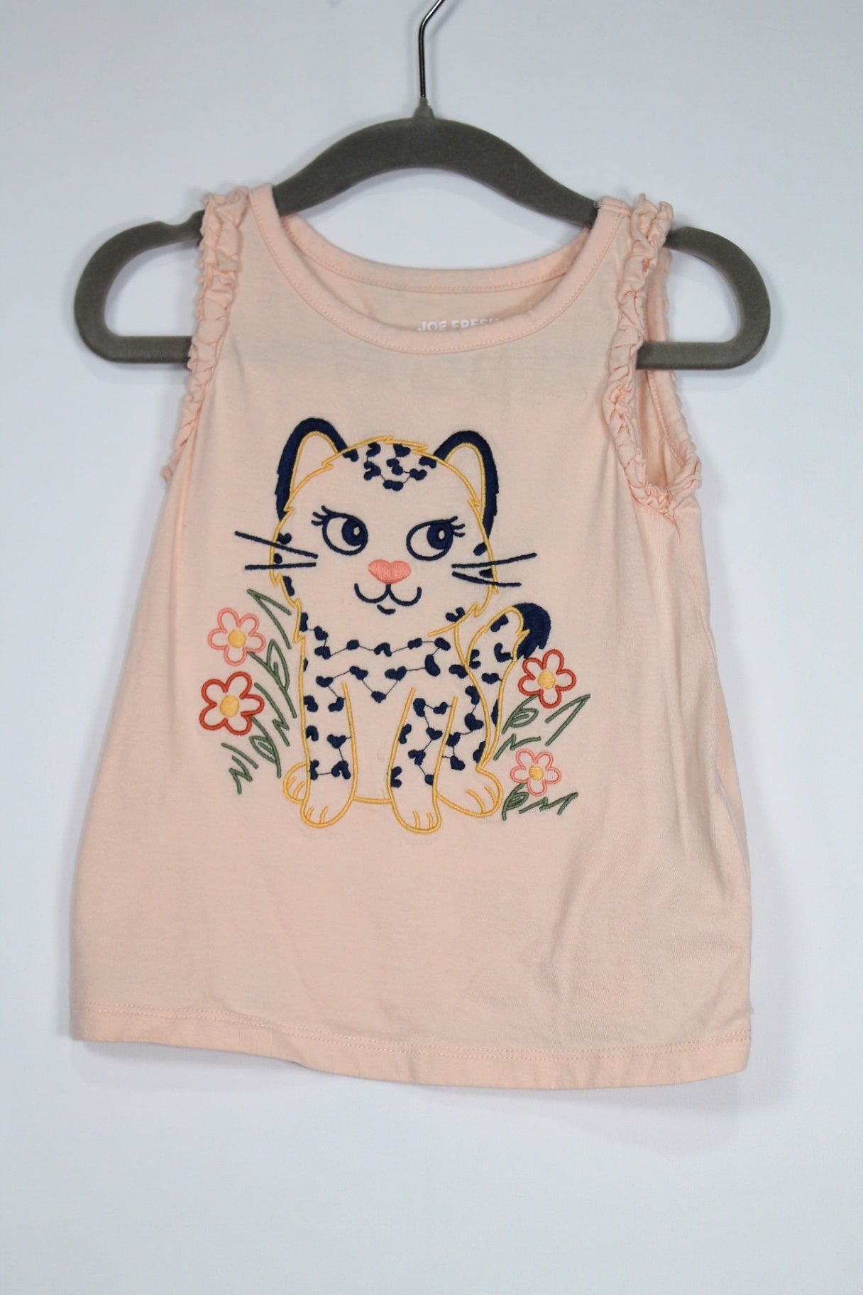 2T Joe Fresh Tank Top - Orange Leopard