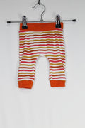 0-3m Rae Dunn Pants - Orange w/Stripes