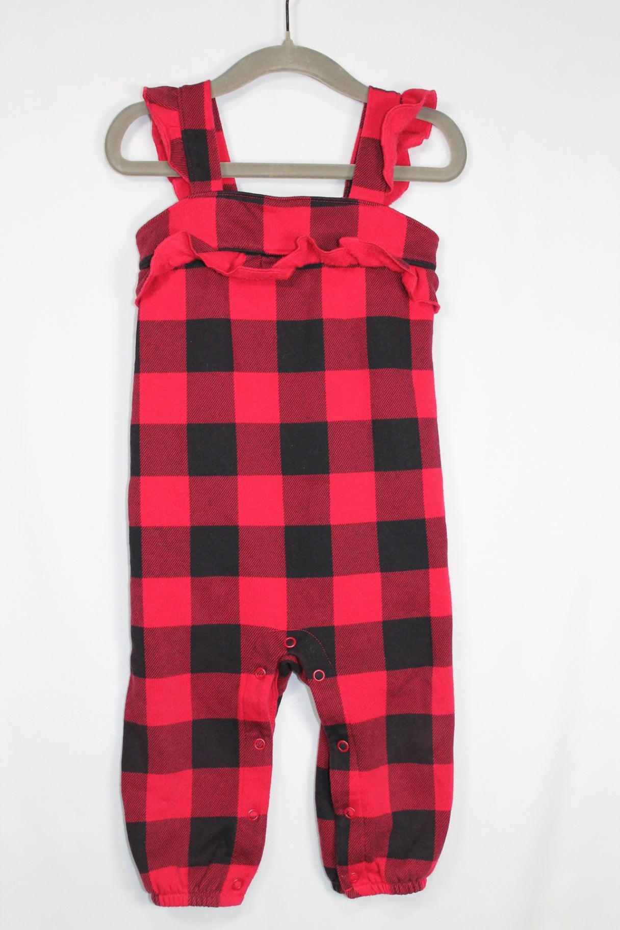 12-18m Joe Fresh Jumpsuit - Red Plaid