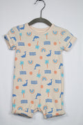6-9m Cat & Jack Romper - Yellow w/Beach