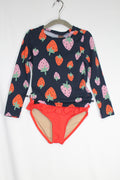 5T Old Navy 2-Piece: Swimsuit - Navy and Orange