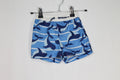 6-12m George Swim Shorts - Blue w/Whales