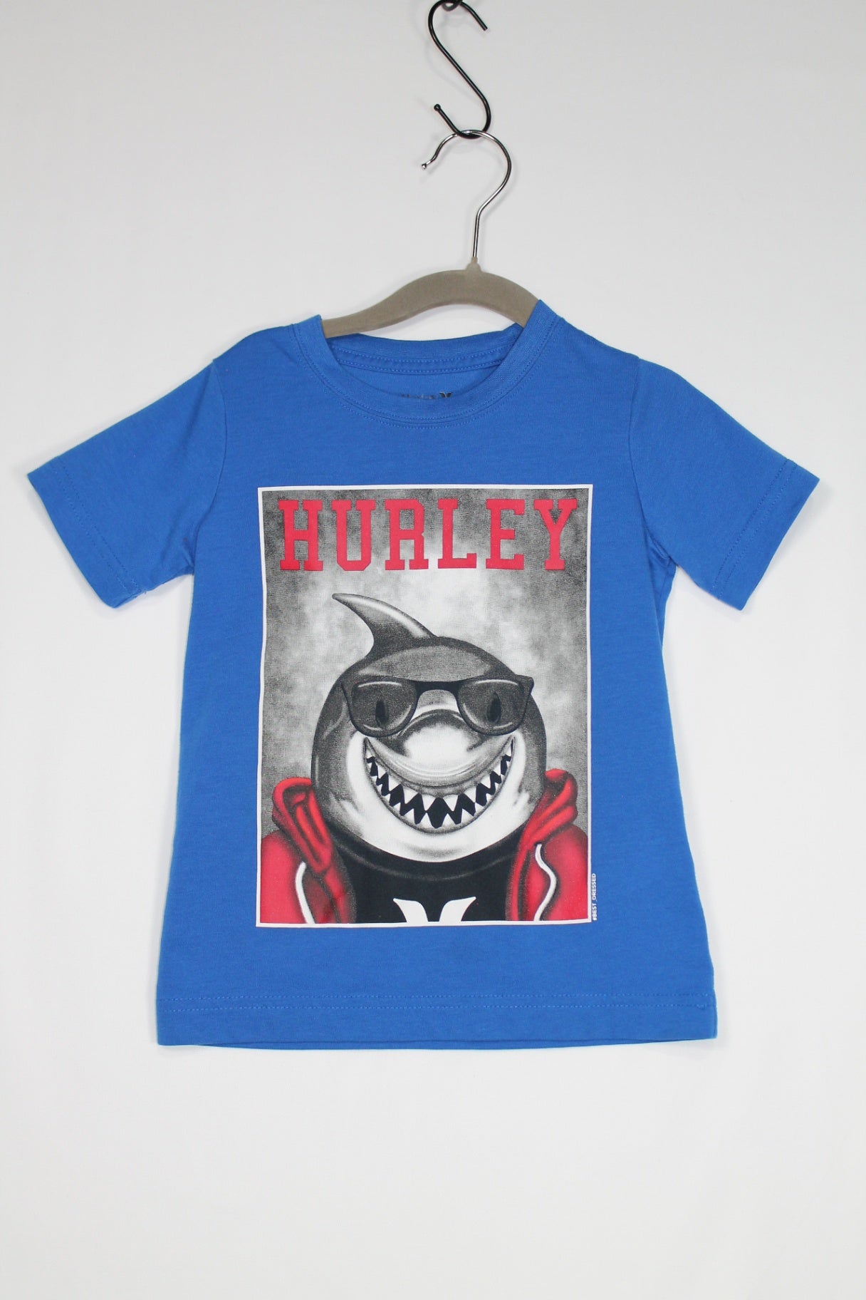 4 Hurley T-Shirt - Blue w/Shark