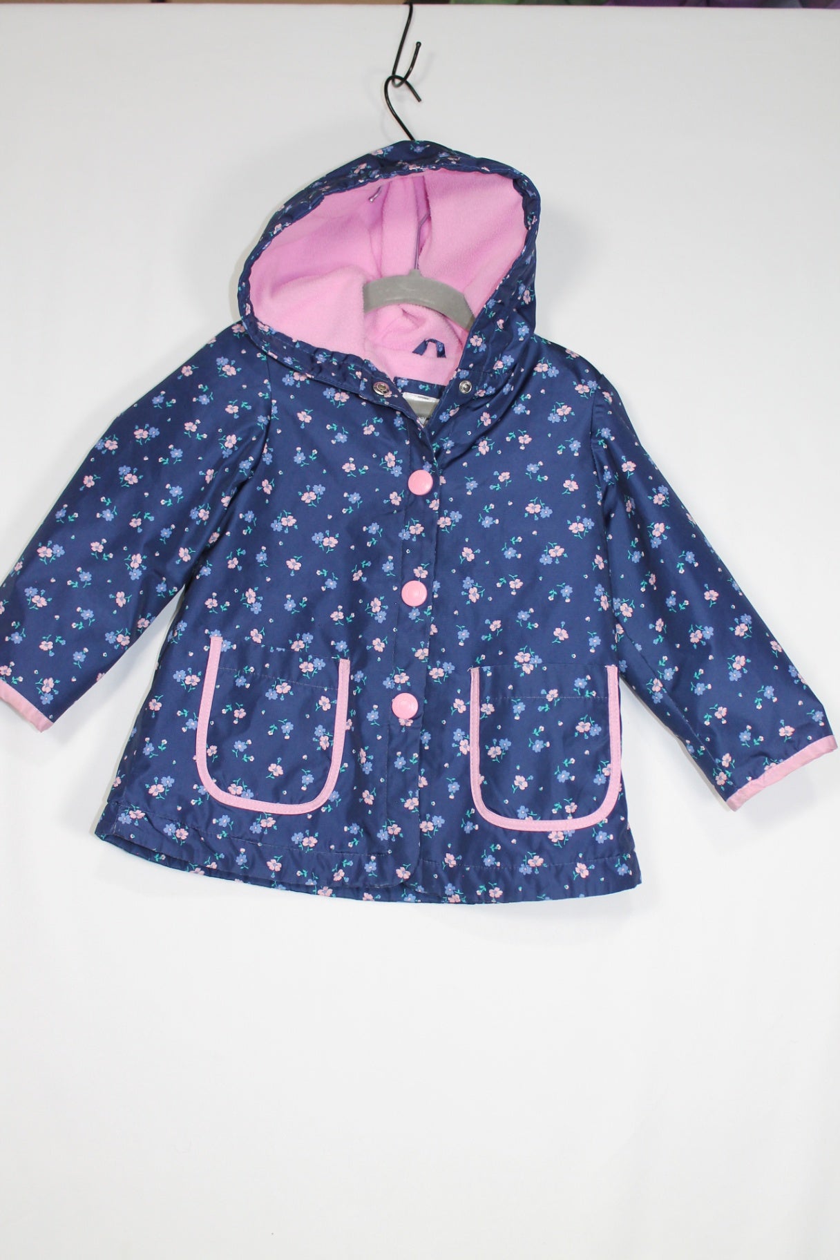 18-24m Carter's Lined Jacket - Blue Floral