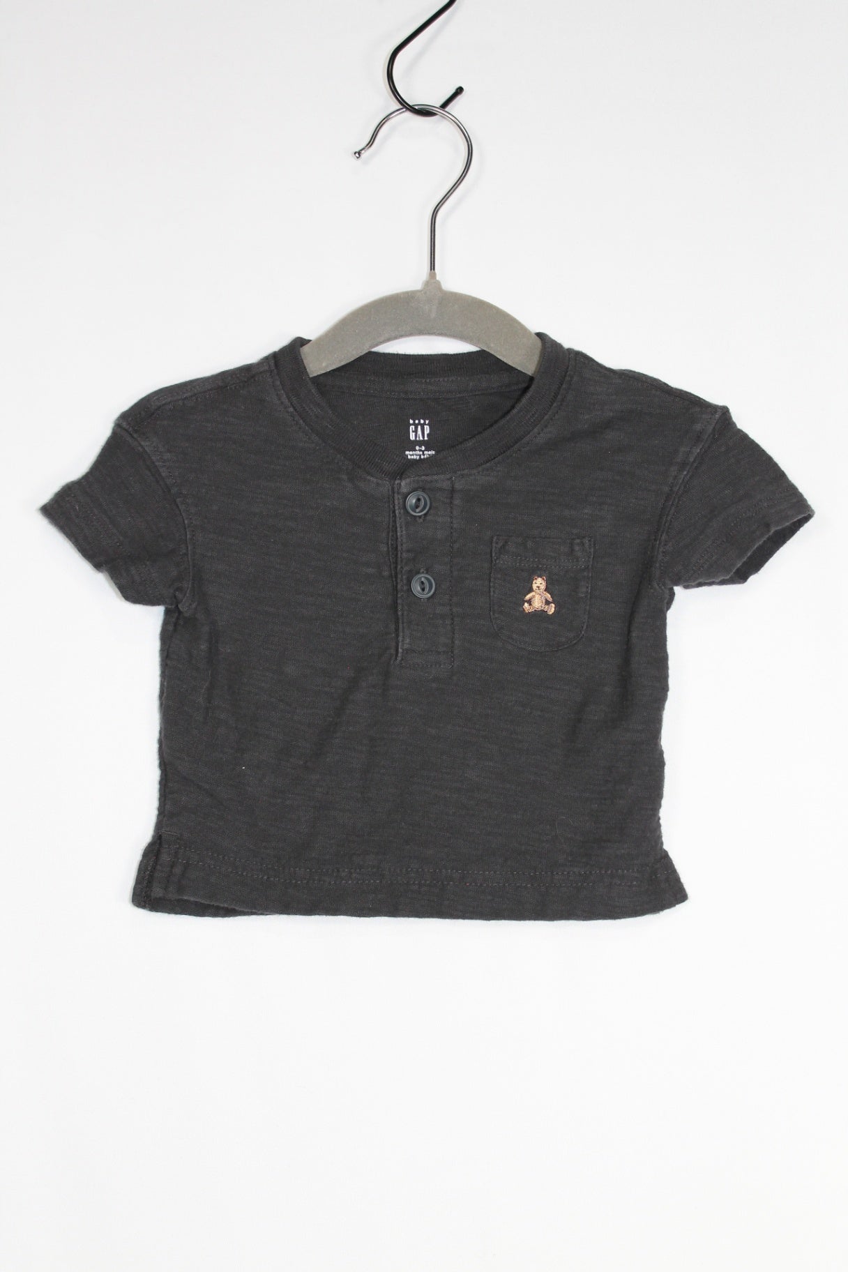 0-3m GAP T-Shirt - Black
