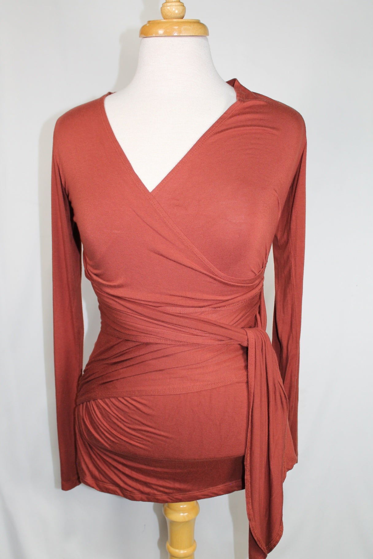 M/M Lilac Maternity Blouse - Burnt Orange