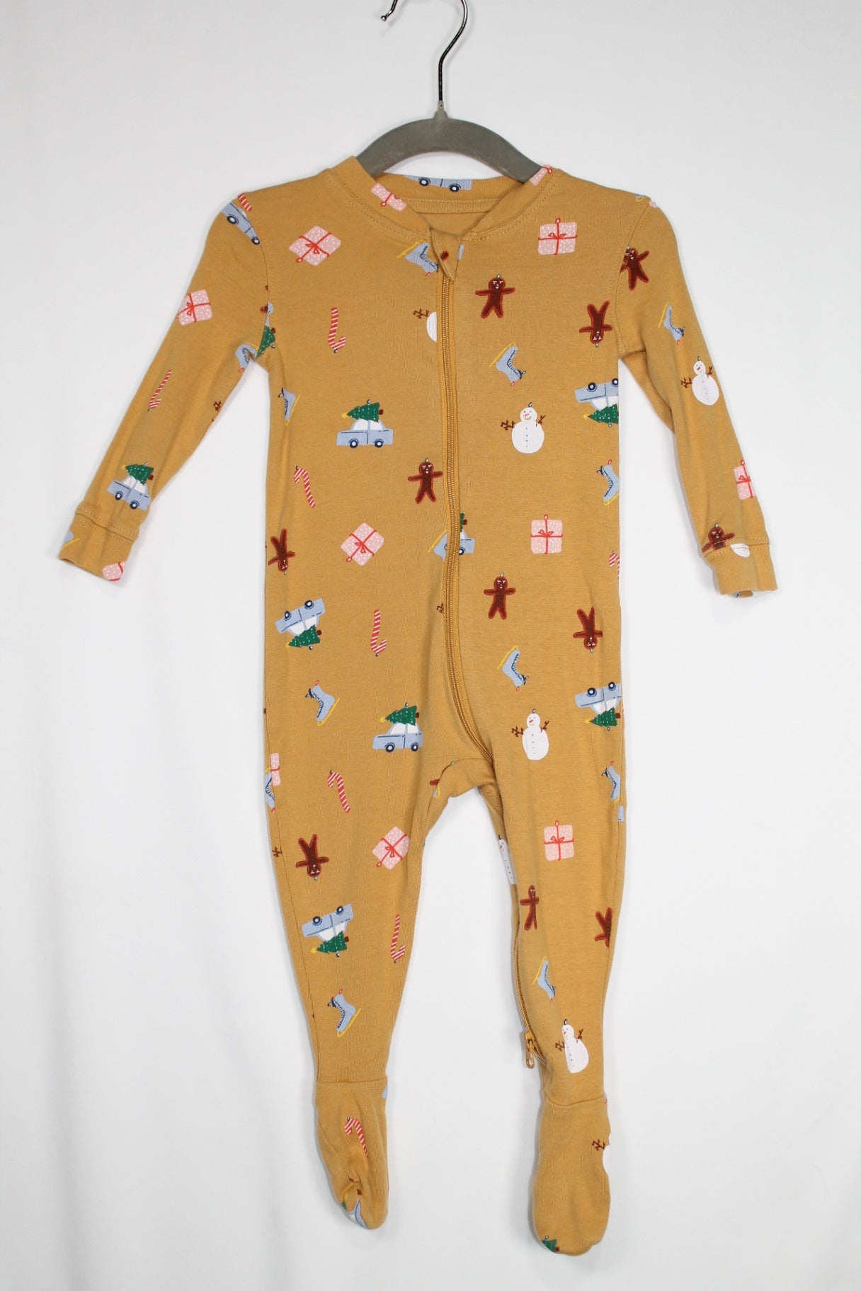 6-12m Little Earthlings Sleeper - Mustard
