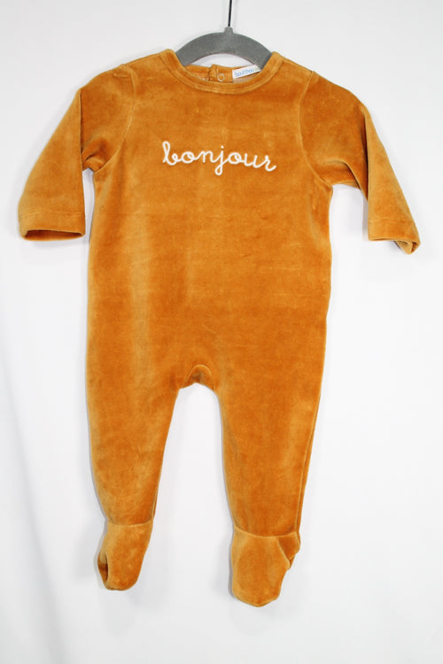 0-3m Bout'chou Sleeper - Mustard