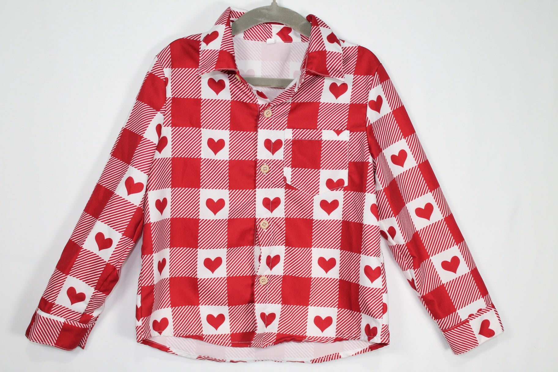4T Unknown Long Sleeve Shirt - White and Red