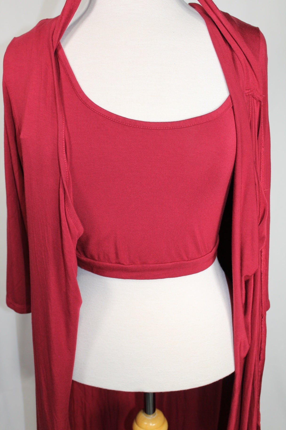 L/G Mother's en Vogue Maternity Dress - Garnet