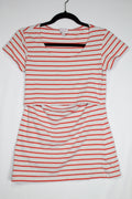 S/P boob Maternity T-Shirt - Cream w/Stripes