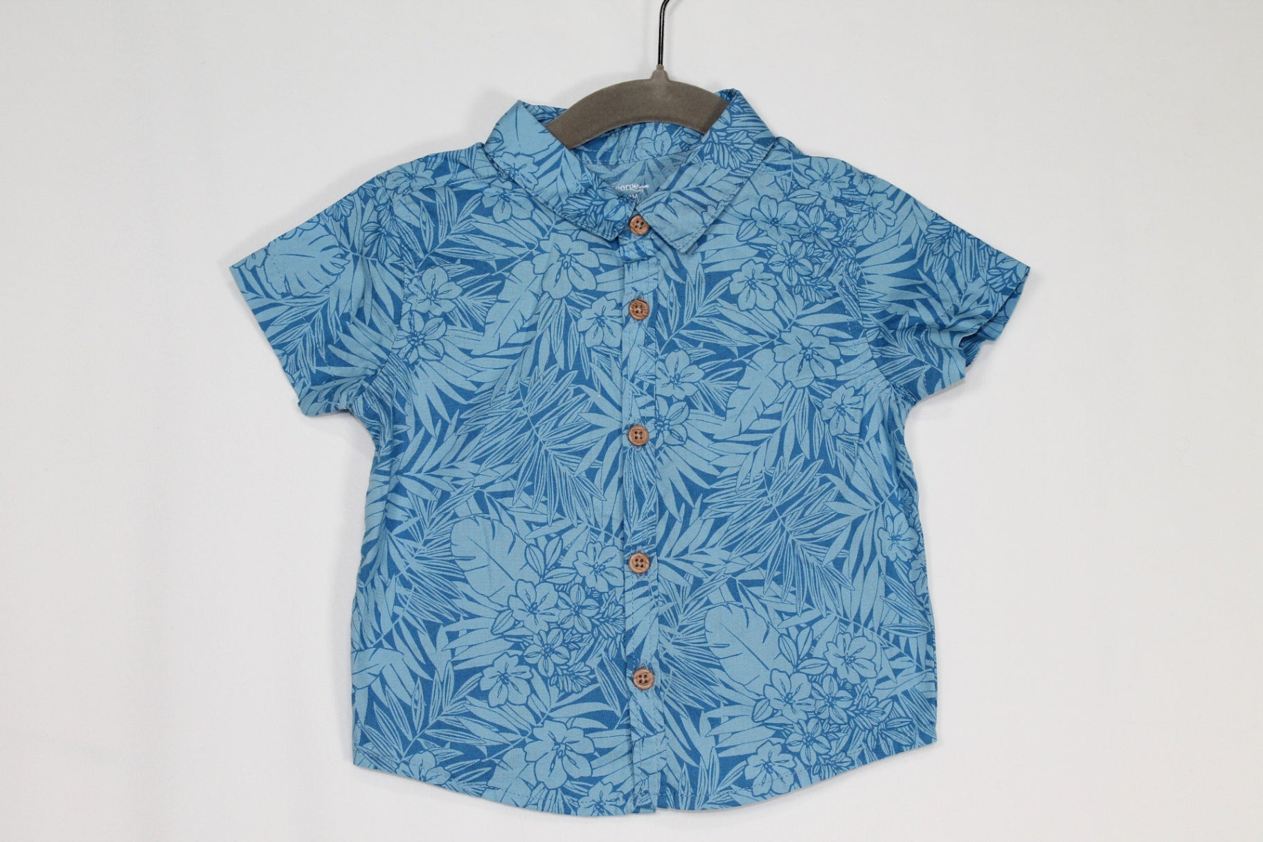 6-12m George Dress Shirt - Blue