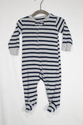 6-9m Carter's Sleeper - Blue and Grey