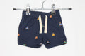 0-3m GAP Shorts - Navy w/Bears