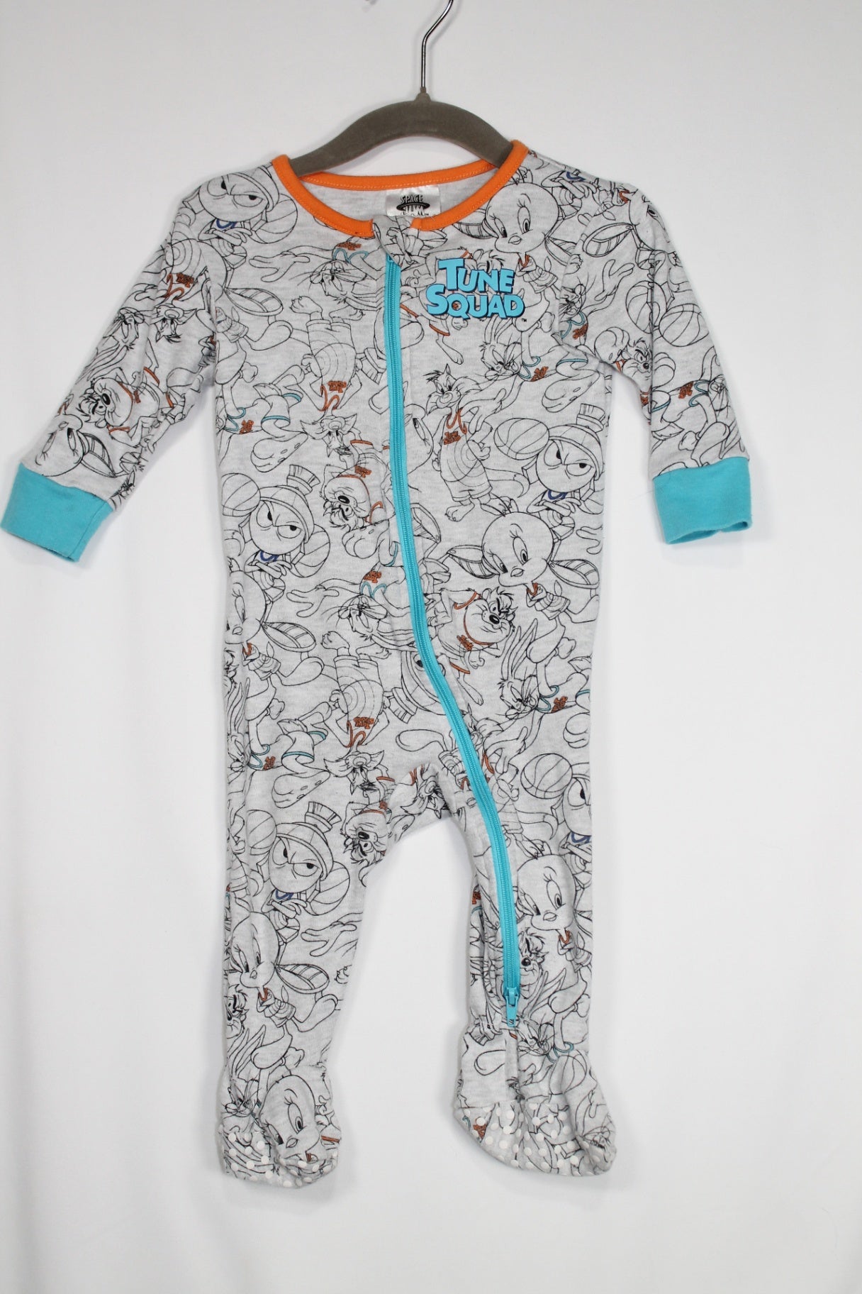6-12m Space Jam Sleeper - Grey