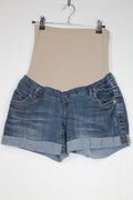 L/G Wallflower Maternity Jean Shorts - Blue