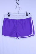 10/12Y George Shorts - Purple and White