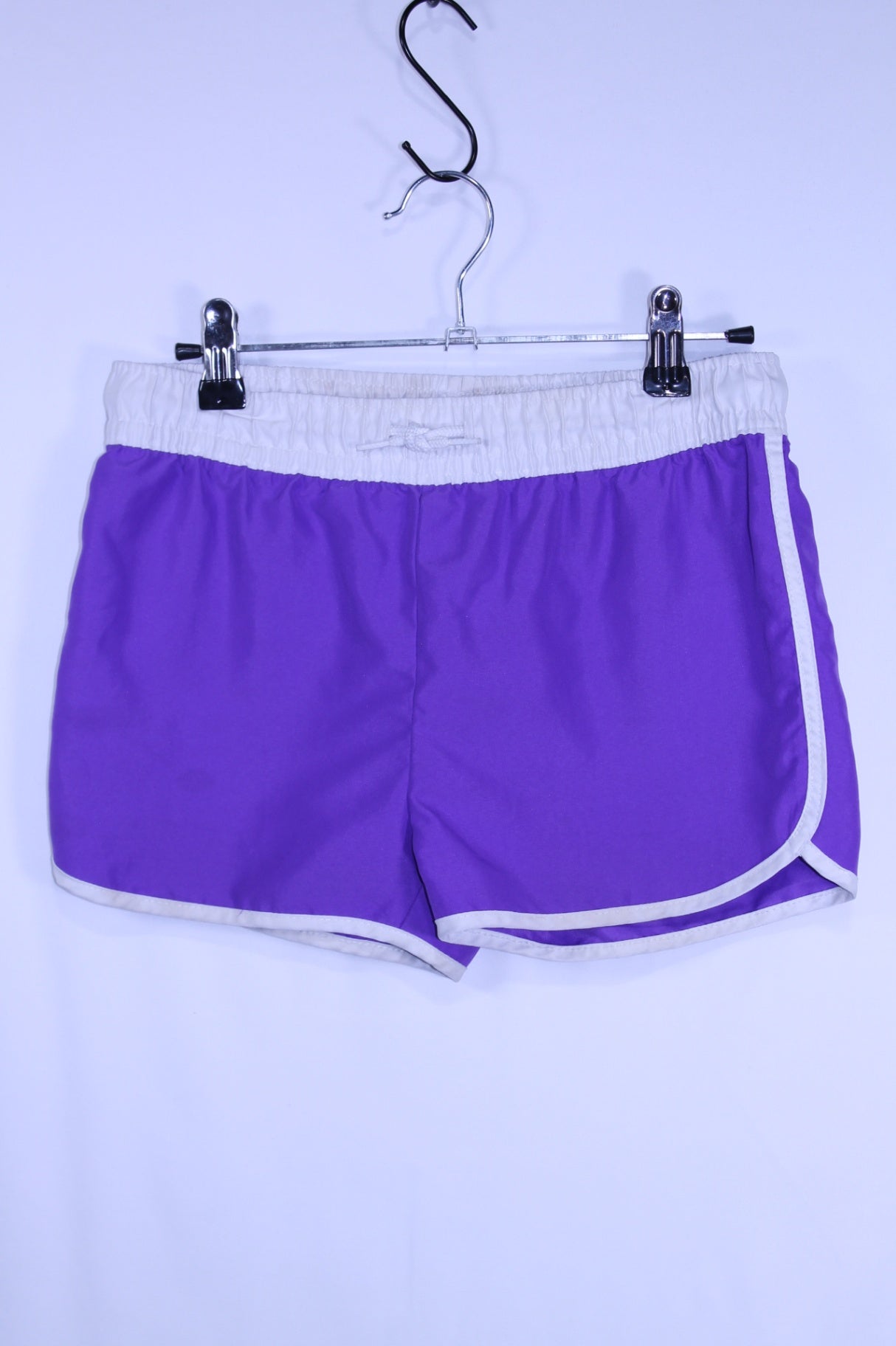 10/12Y George Shorts - Purple and White