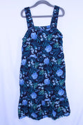 10/12Y Old Navy Dress - Black Floral