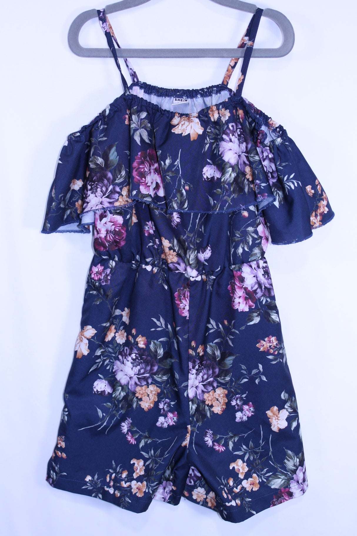 10 Shein Romper - Navy Floral
