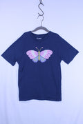 10/12Y Joe Fresh T-Shirt - Blue w/Butterfly