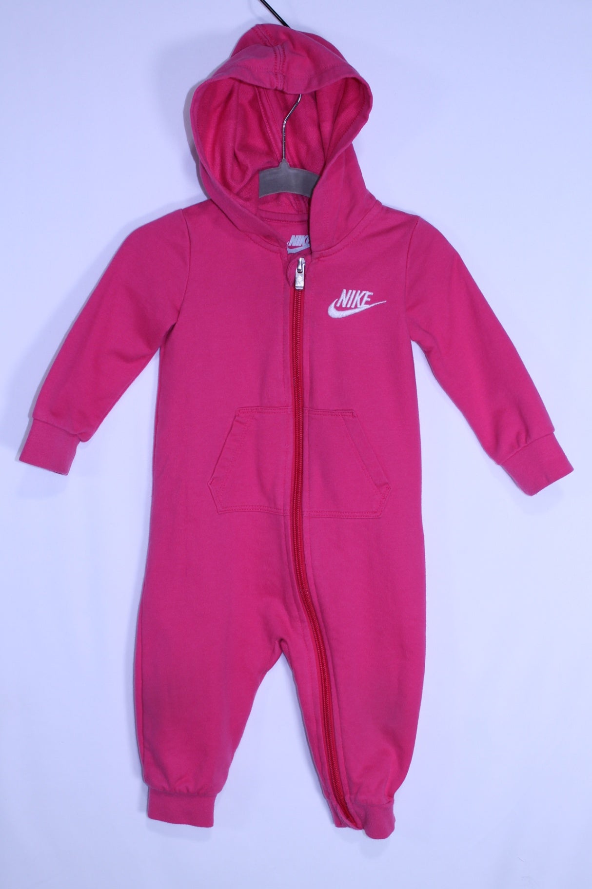 6-9m Nike Romper - Magenta