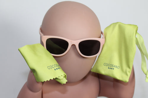 0-24m CocoSand Sunglasses - Pink w/Lime Green
