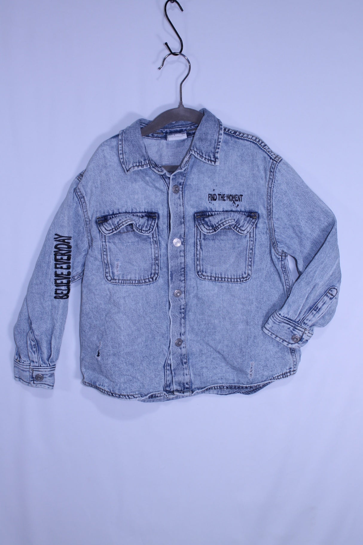 7 Zara Denim Jacket - Blue