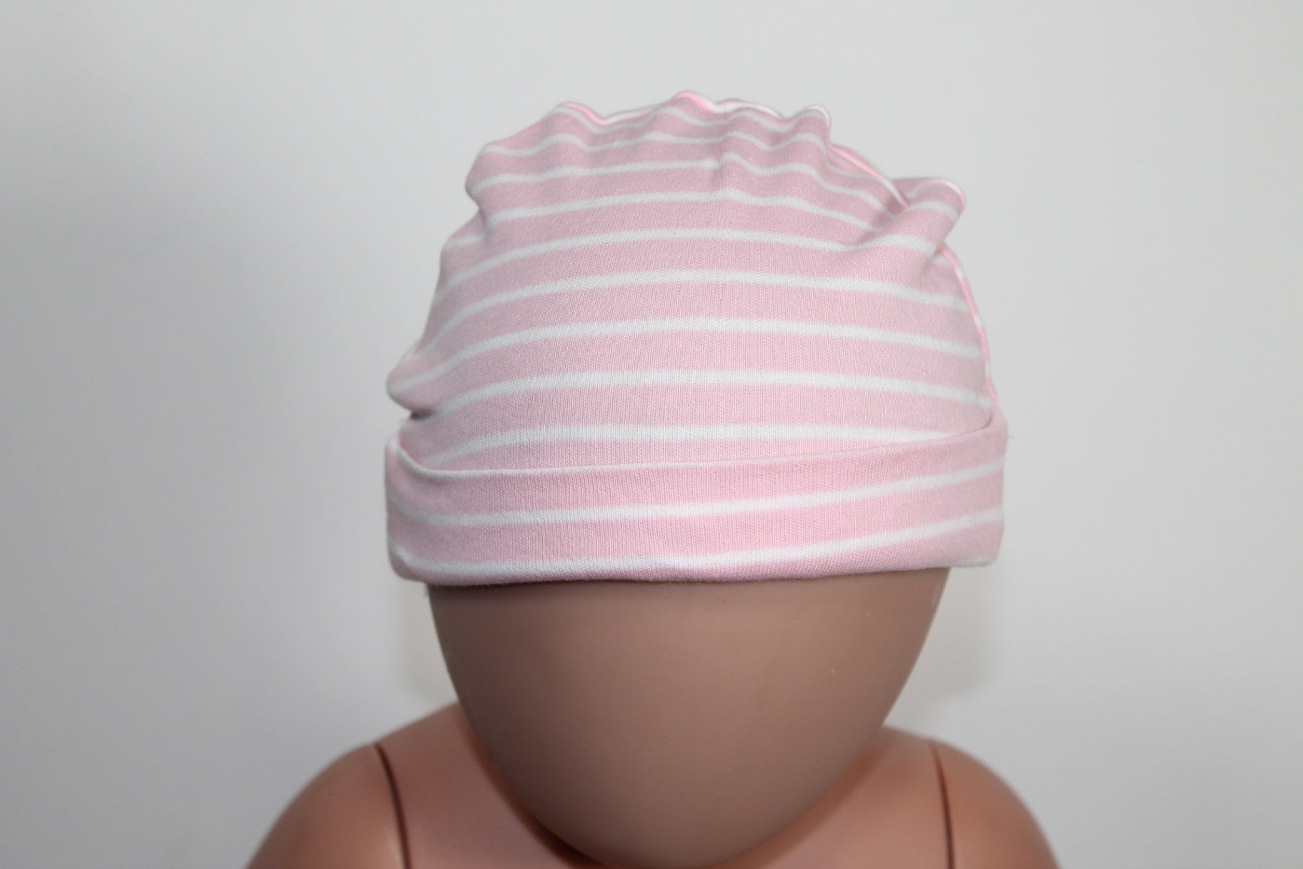 Newborn Kiddie Zoom Newborn Hats - Pink w/Stripes