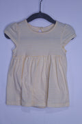 6-9m Baby Bundles Bodysuit Dress - Yellow