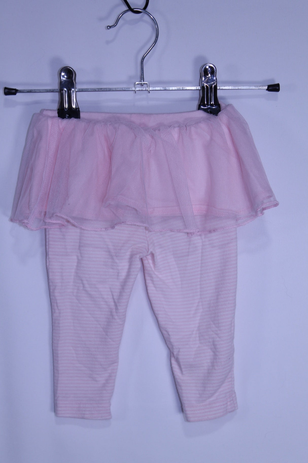 3-6m Carter's Pants - Pink w/Stripes