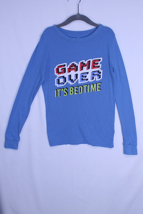 10/12Y Joe Fresh PJ Shirt - Blue
