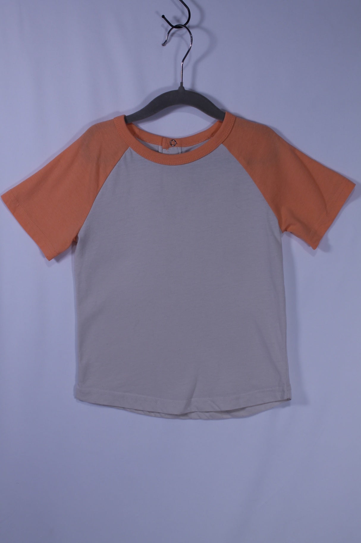 5T George T-Shirt - Orange and Cream