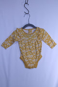 0-3m Child of Mine Bodysuit - Yellow Floral