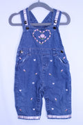 3-6m Unknown Overalls - Blue Floral
