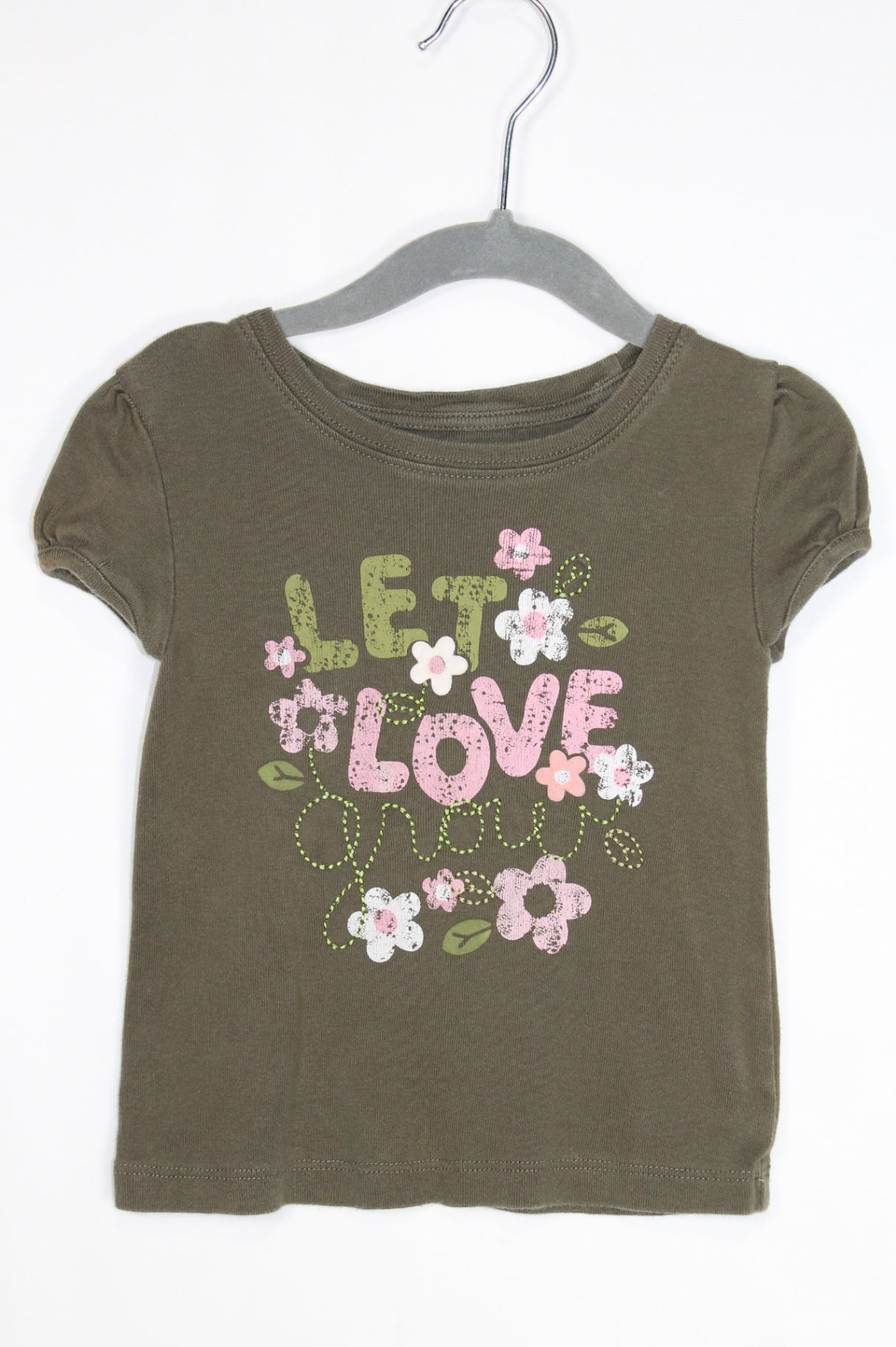2T Joe Fresh Shirt - Green and Pink