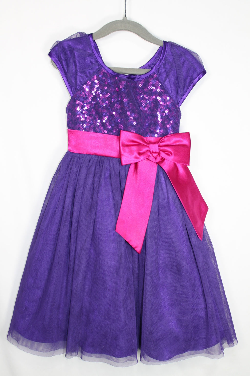 5 Jona Michelle Party Dress - Purple and Magenta