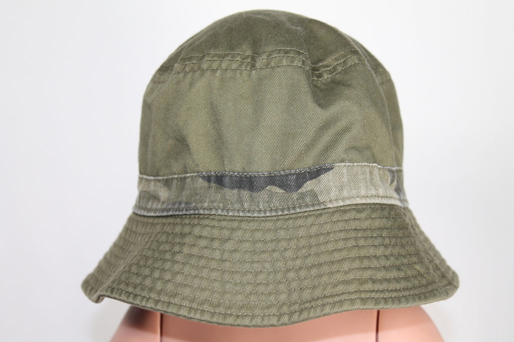 7/8Y The Children's Place Sun Hat - Green Camo